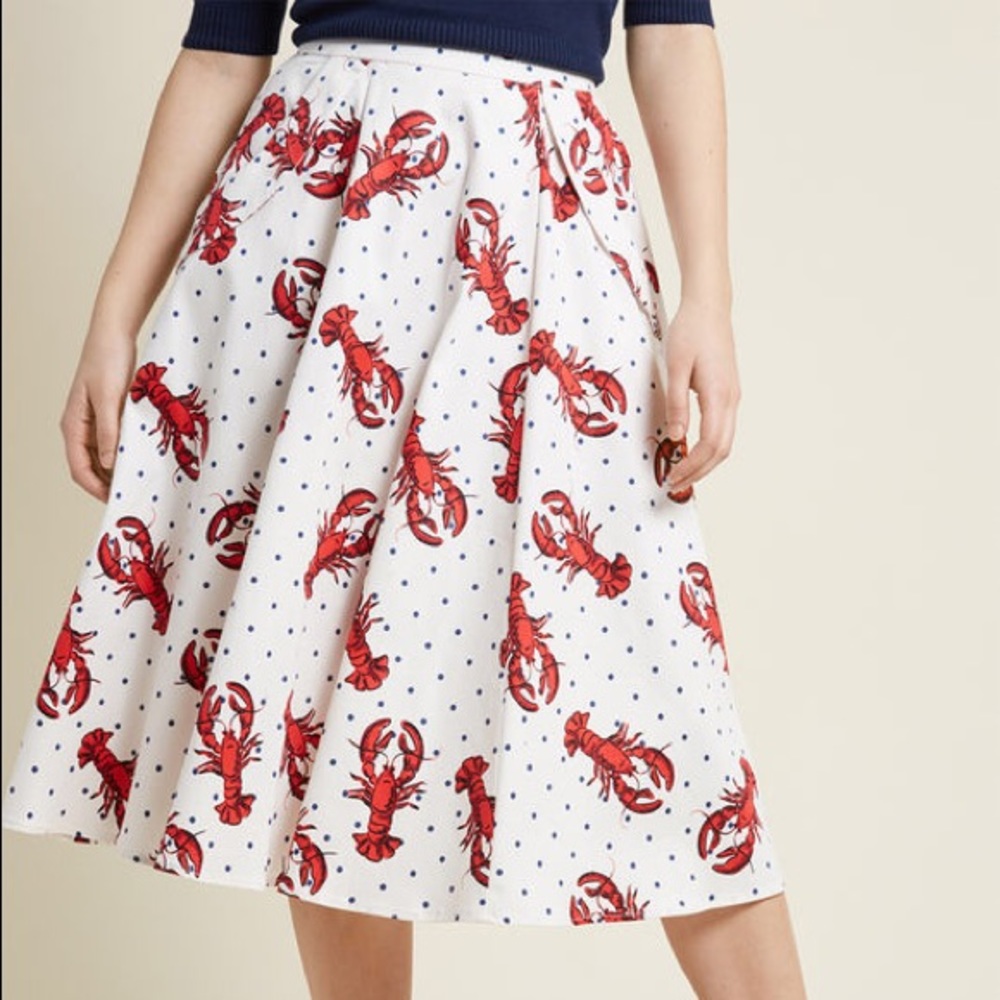 ModCloth collectif lobster skirt